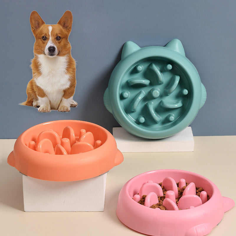 Comedero lento antiatragantamiento para perros y gatos